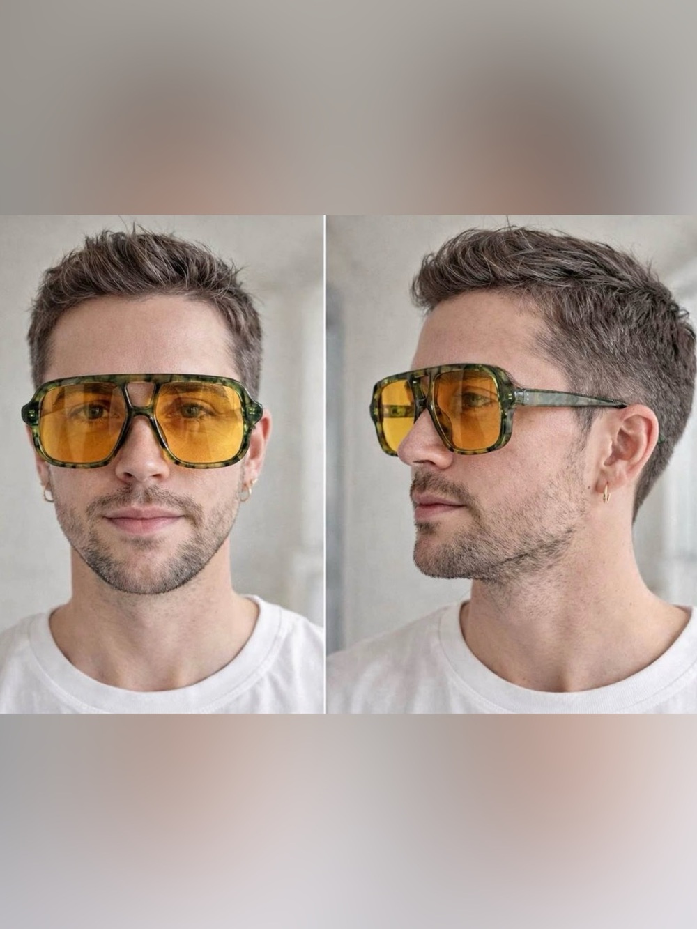 Oversized Aviator Sunglasses Unisex